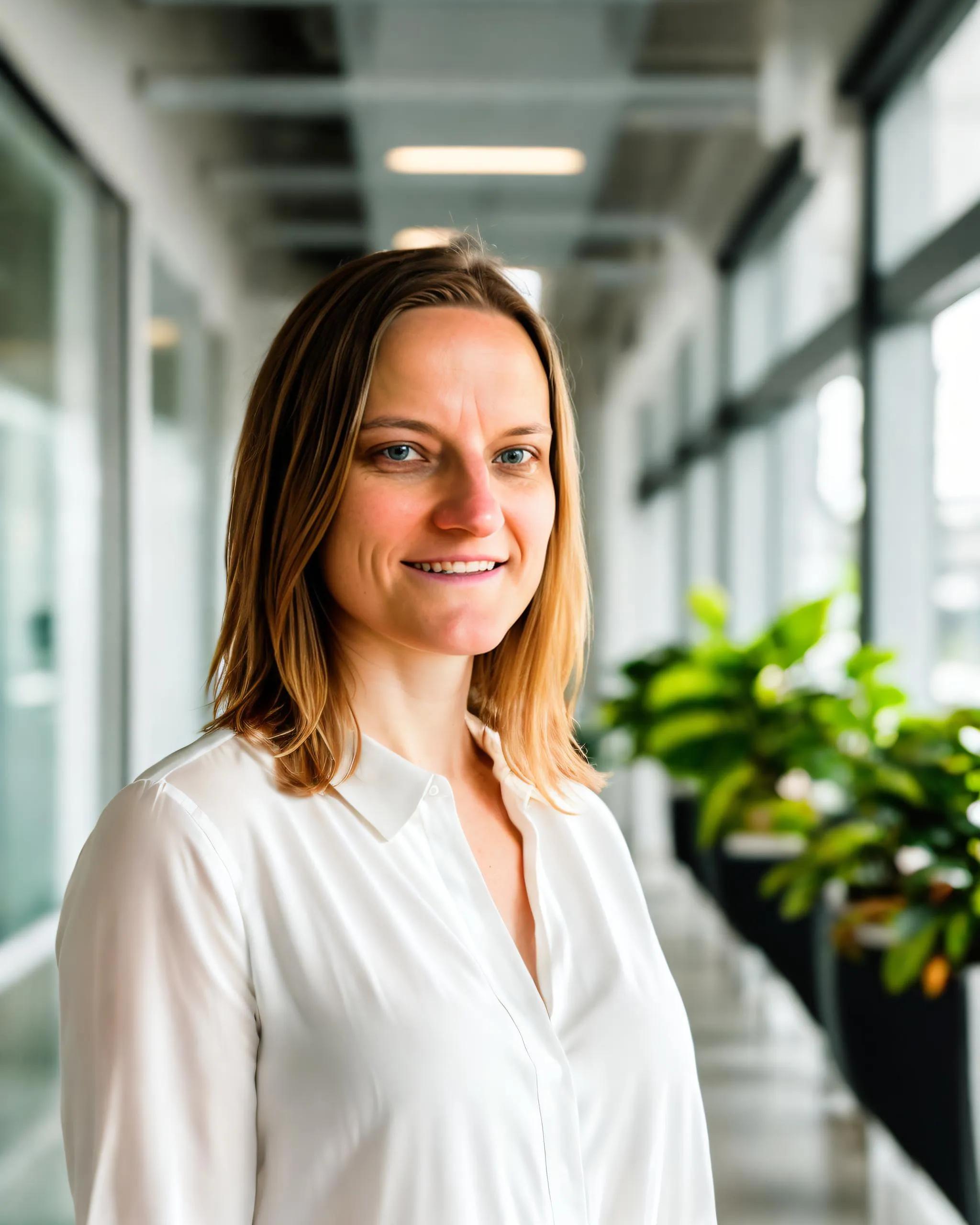 Retrato corporativo generado con IA