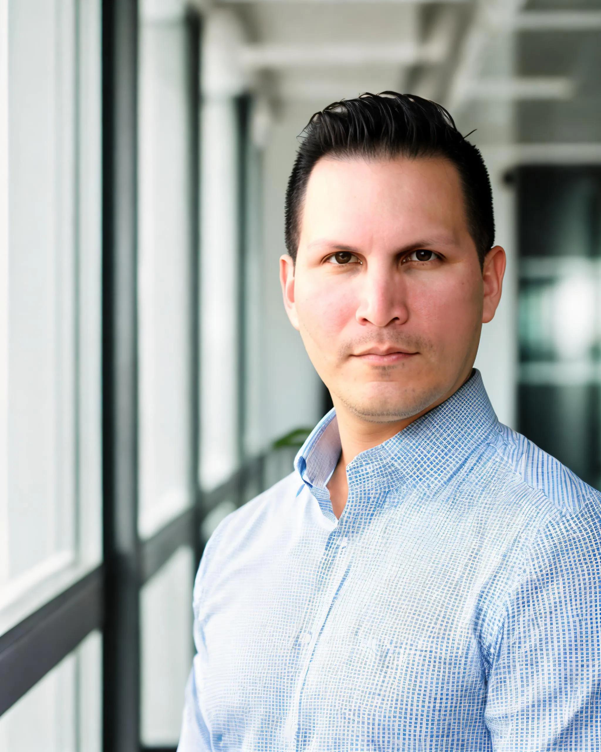 Retrato corporativo generado con IA