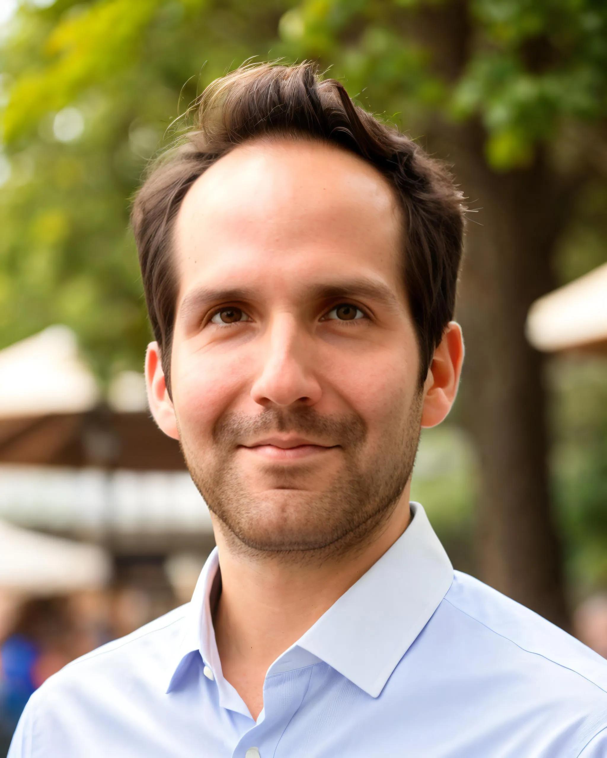 Retrato corporativo generado con IA